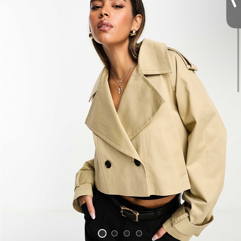 ASOS Tan Trench Coat Modern Minimalist Style